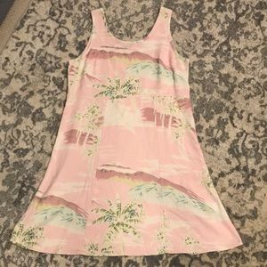 VINTAGE Tommy Bahama Silk Pink Dress